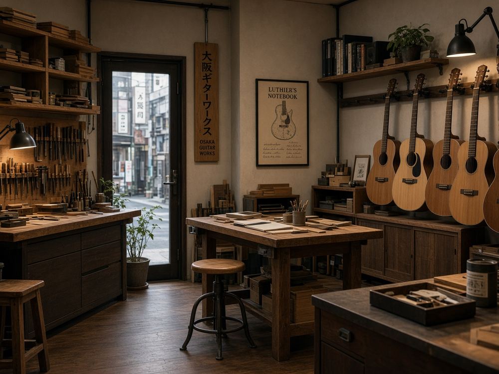 About the Adult music studio / guitar lessons studio at Studio Hazellane